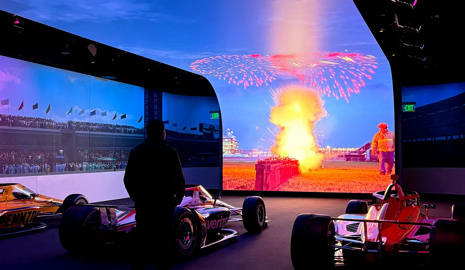 This custom structure was built as the centerpiece of the Indianapolis Motor Speedway Museum's recent redesign and remodeling effort.